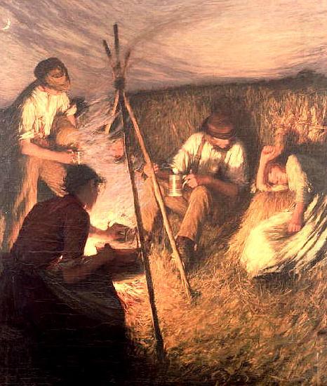 The Harvester's Supper, Henry Herbert La Thangue